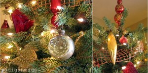 page christmas antique ornaments